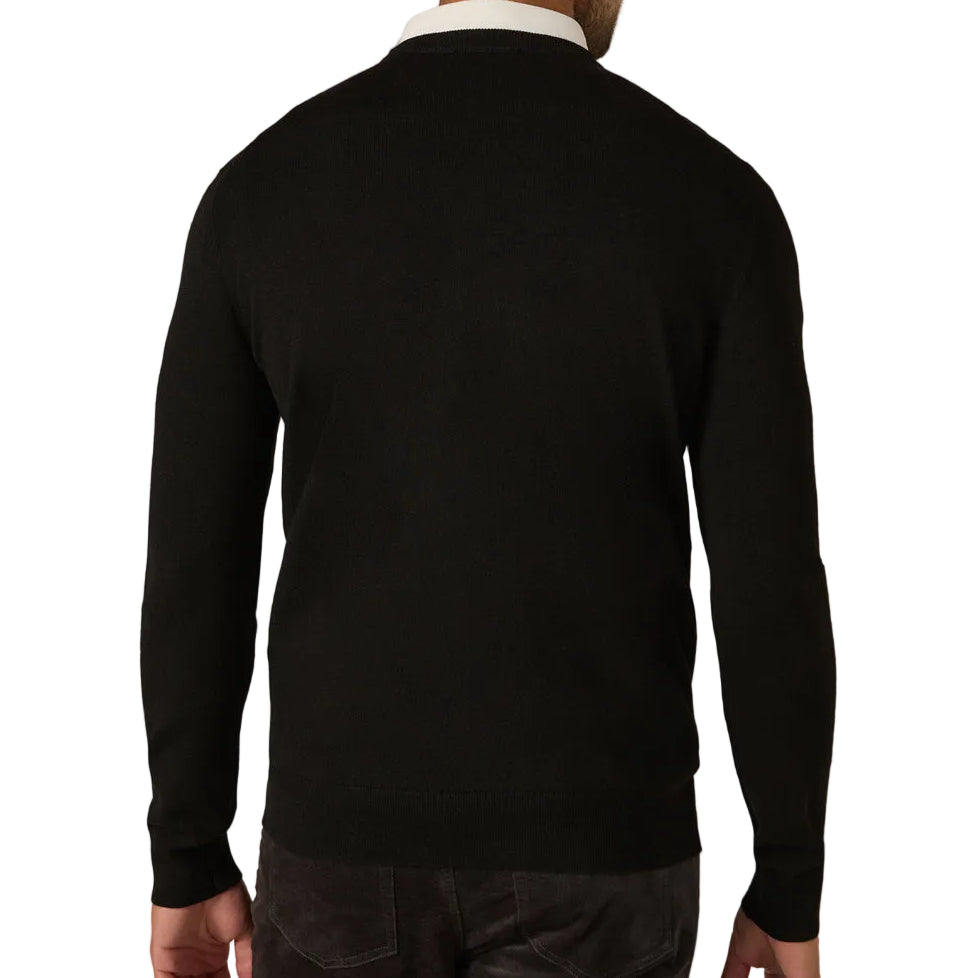 7 Diamonds Black Alcott Crewneck Sweater