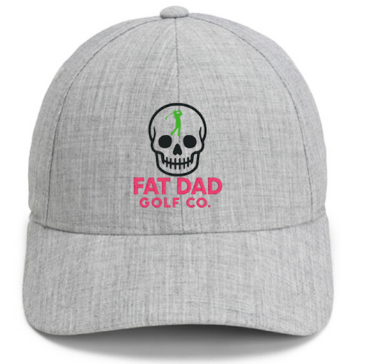 Fat Dad Golf Co. Heather Grey Hat