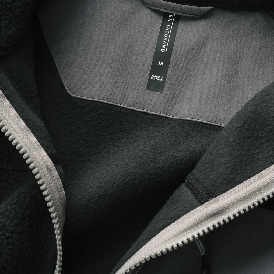 Ten Thousand Black Sherpa Tech Jacket