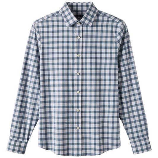 Rhone Vintage Shadow Blue Plaid State of Mind Shirt