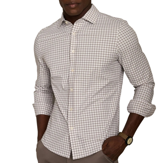 Rhone Smoky Olive Plaid State of Mind Shirt