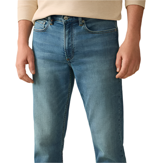 Strag Strich Stretch Terry Indigo 5 Pocket Pant – The Crafted Stag
