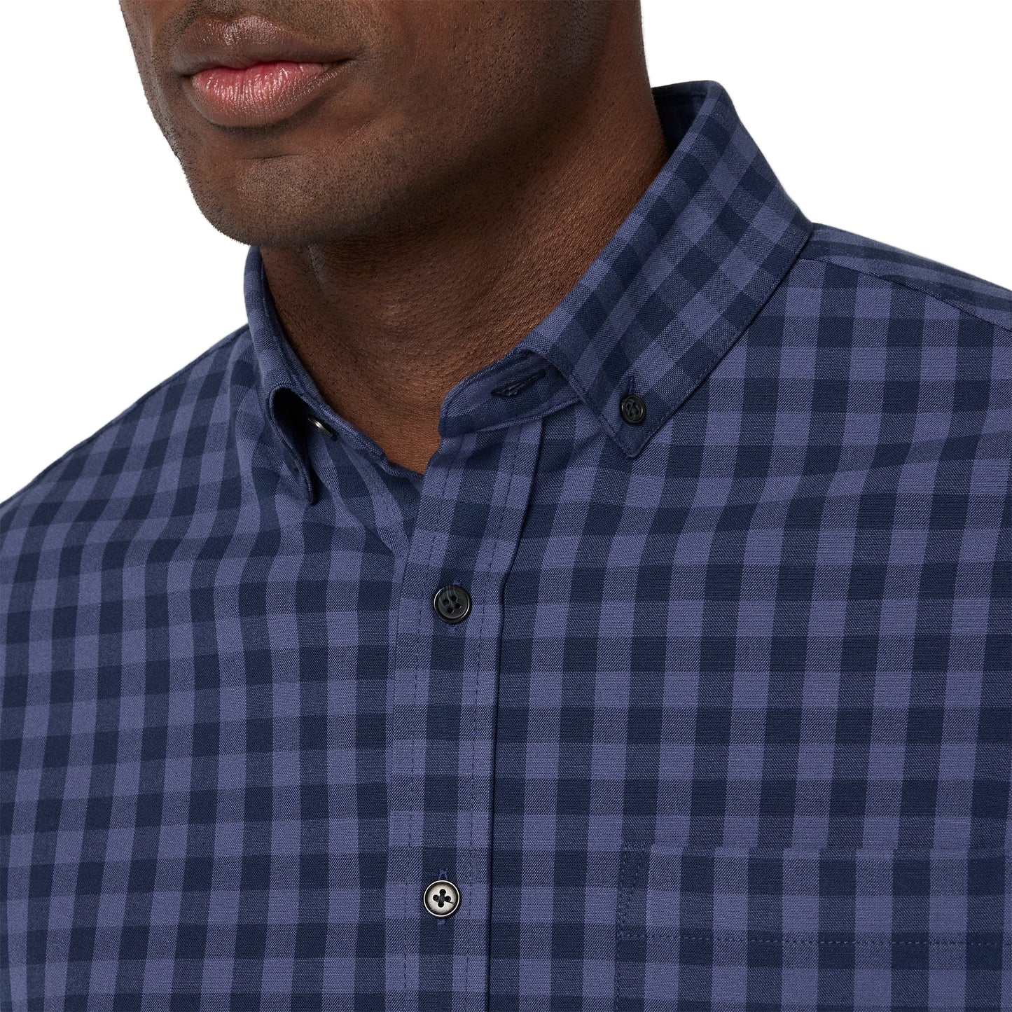 Mizzen+Main Navy Hayes Gingham City Flannel