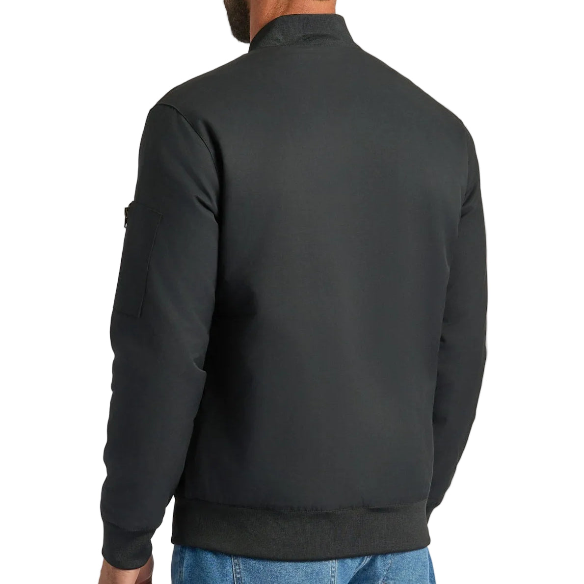 True Classic Black Bomber Jacket