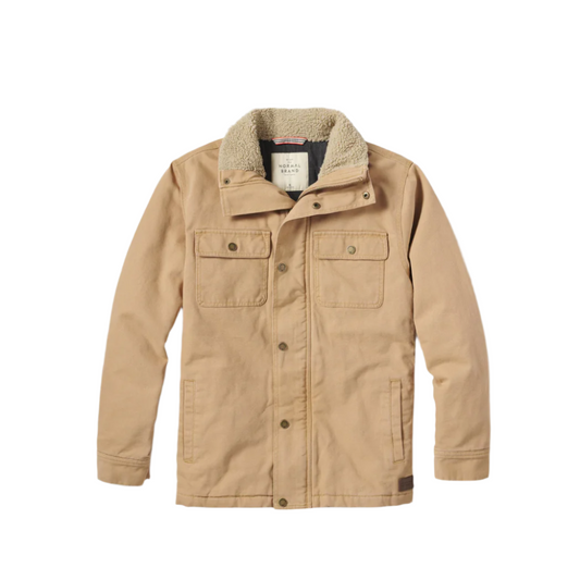 Canvas Chore Coat in Camel