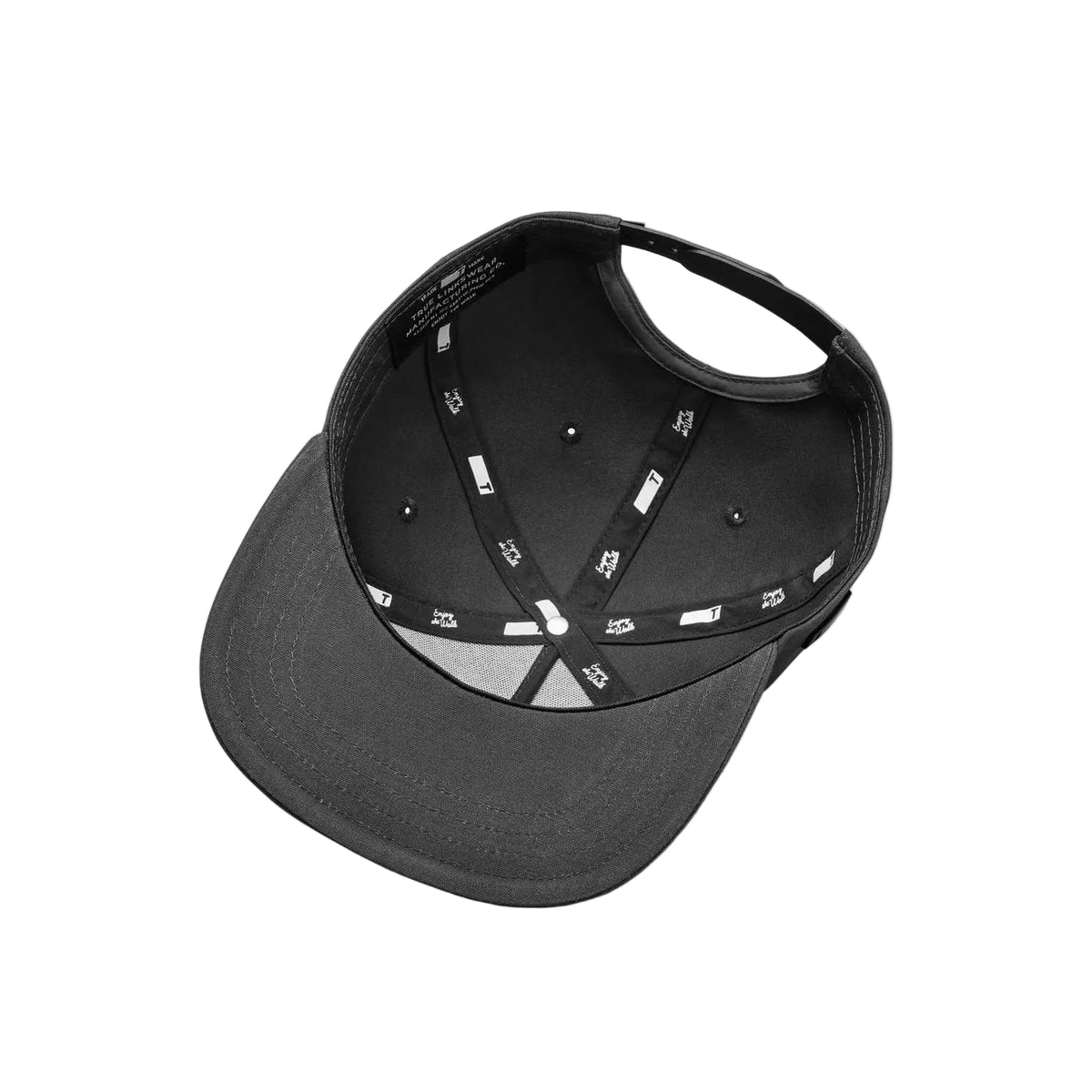 TRUE Charcoal Canvas 5 Panel Tour Hat