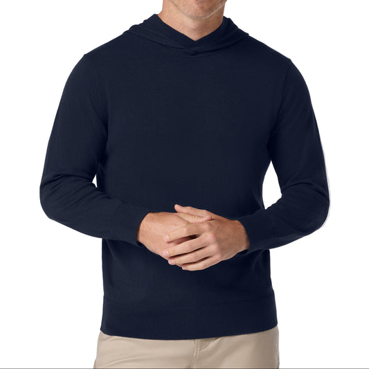 Mizzen+Main Navy Heritage Sweater Hoodie