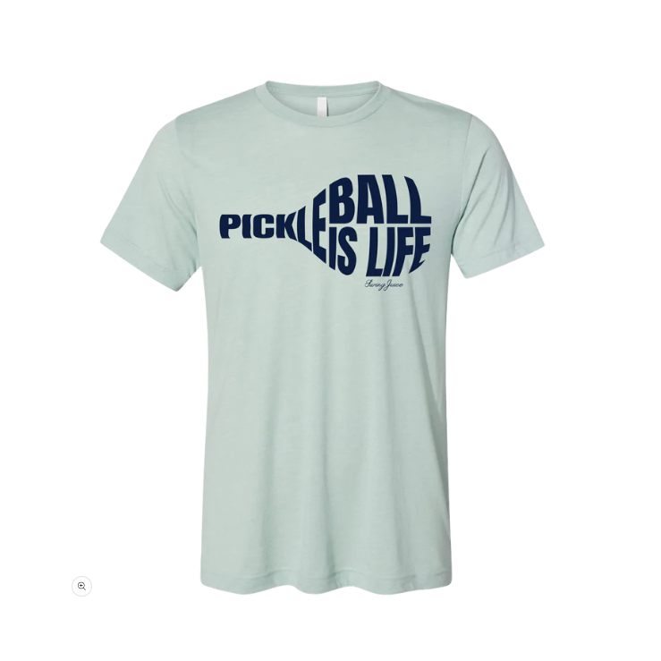 Pickleball Is Life Short Sleeve T-Shirt Dusty Blue