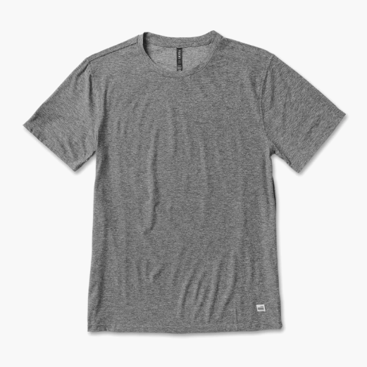 Vuori Strato Tech Tee Heather Gray