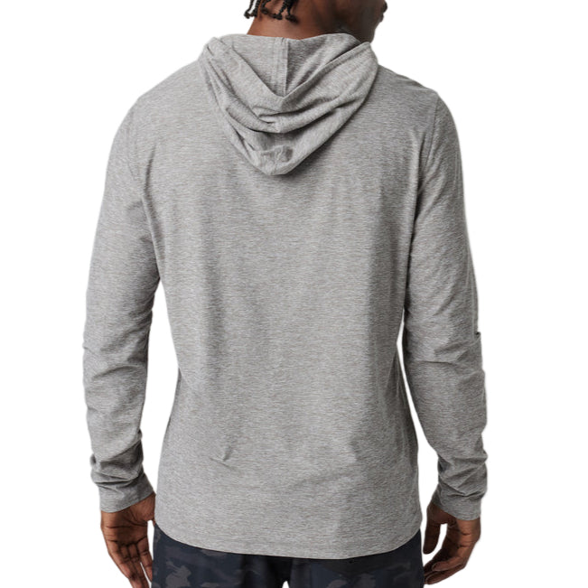 Vuori Heather Grey Strato Tech Hoodie