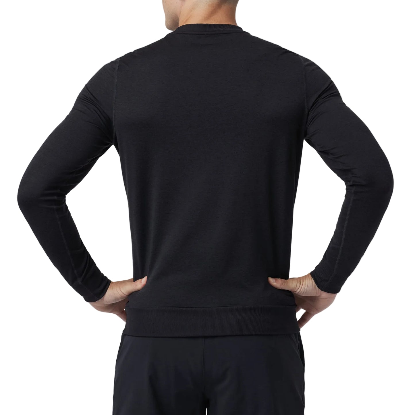 Vuori Black Heather Ponto Crew