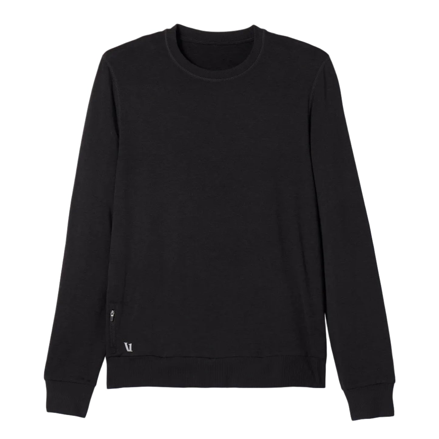 Vuori Black Heather Ponto Crew