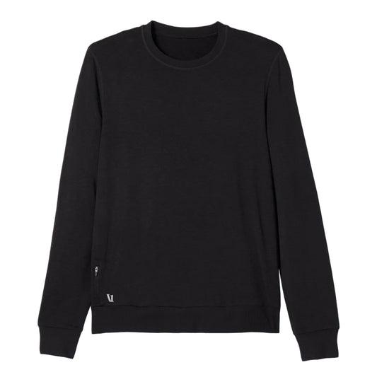 Vuori Black Heather Ponto Crew