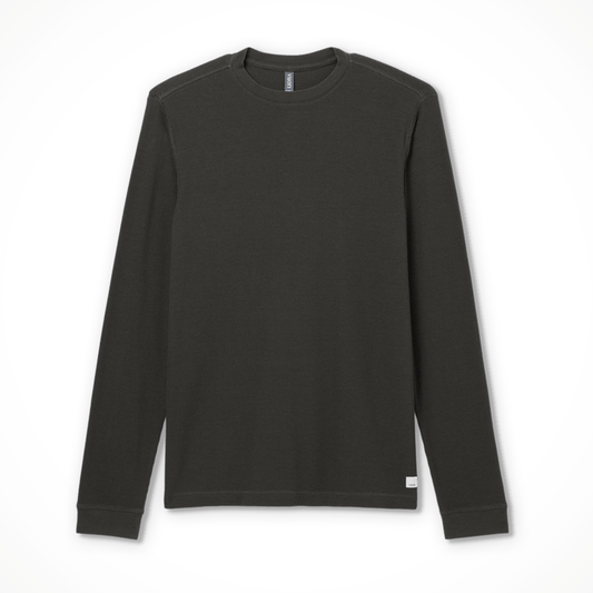 Vuori Dark Oregano Waffle Crew