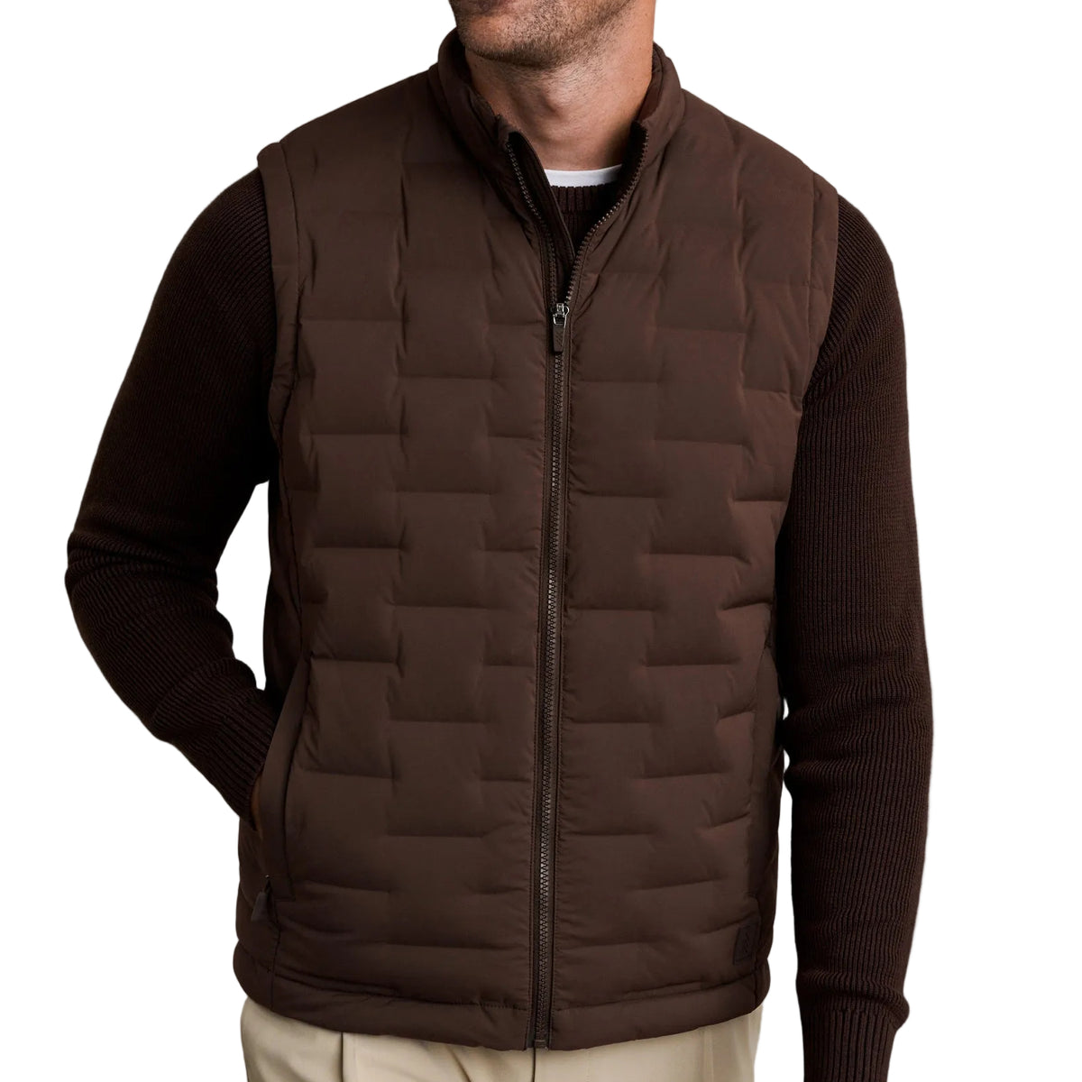 Rhone Cherry Bark Voyage Down Vest
