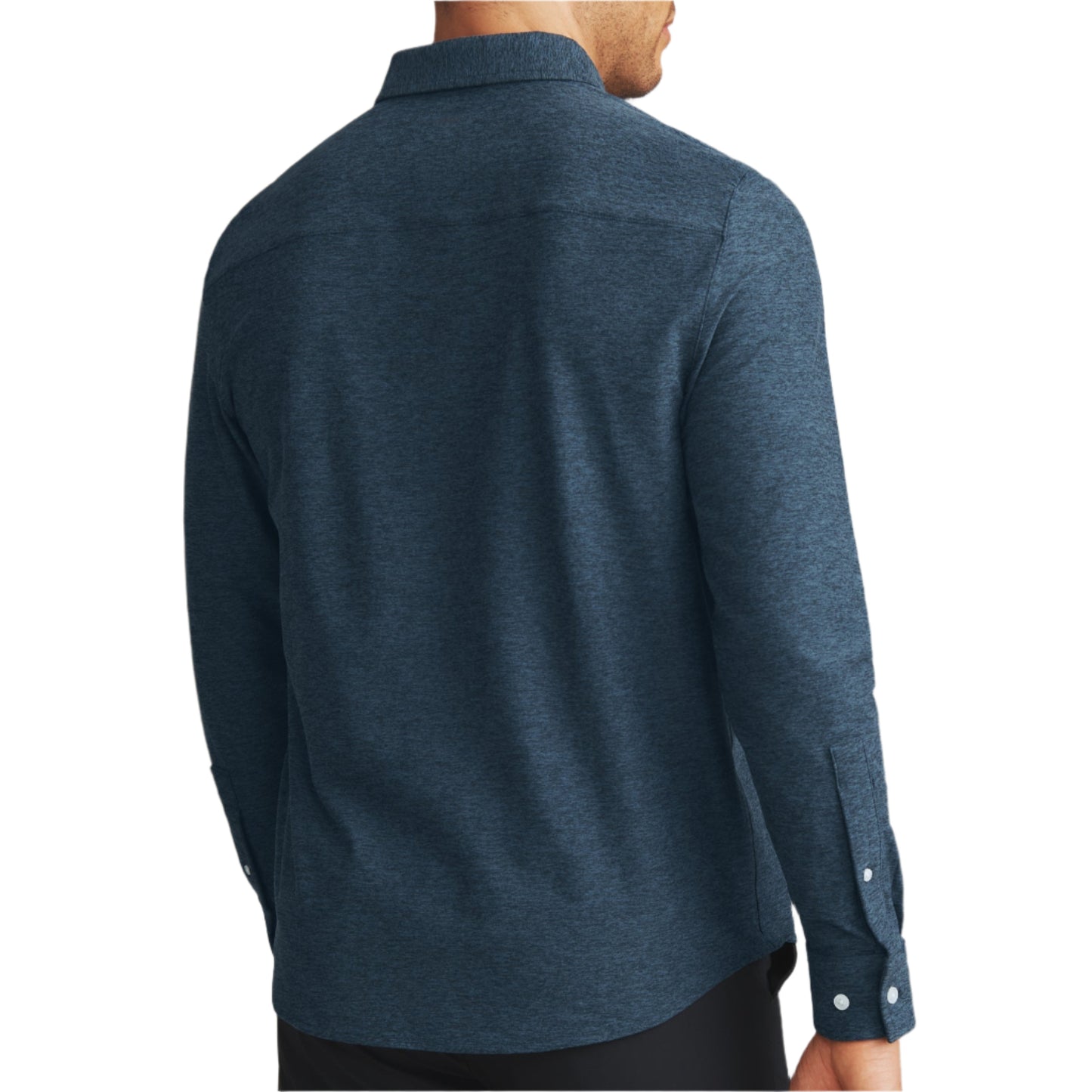 Rhone WFH Dark Teal Heather Shirt