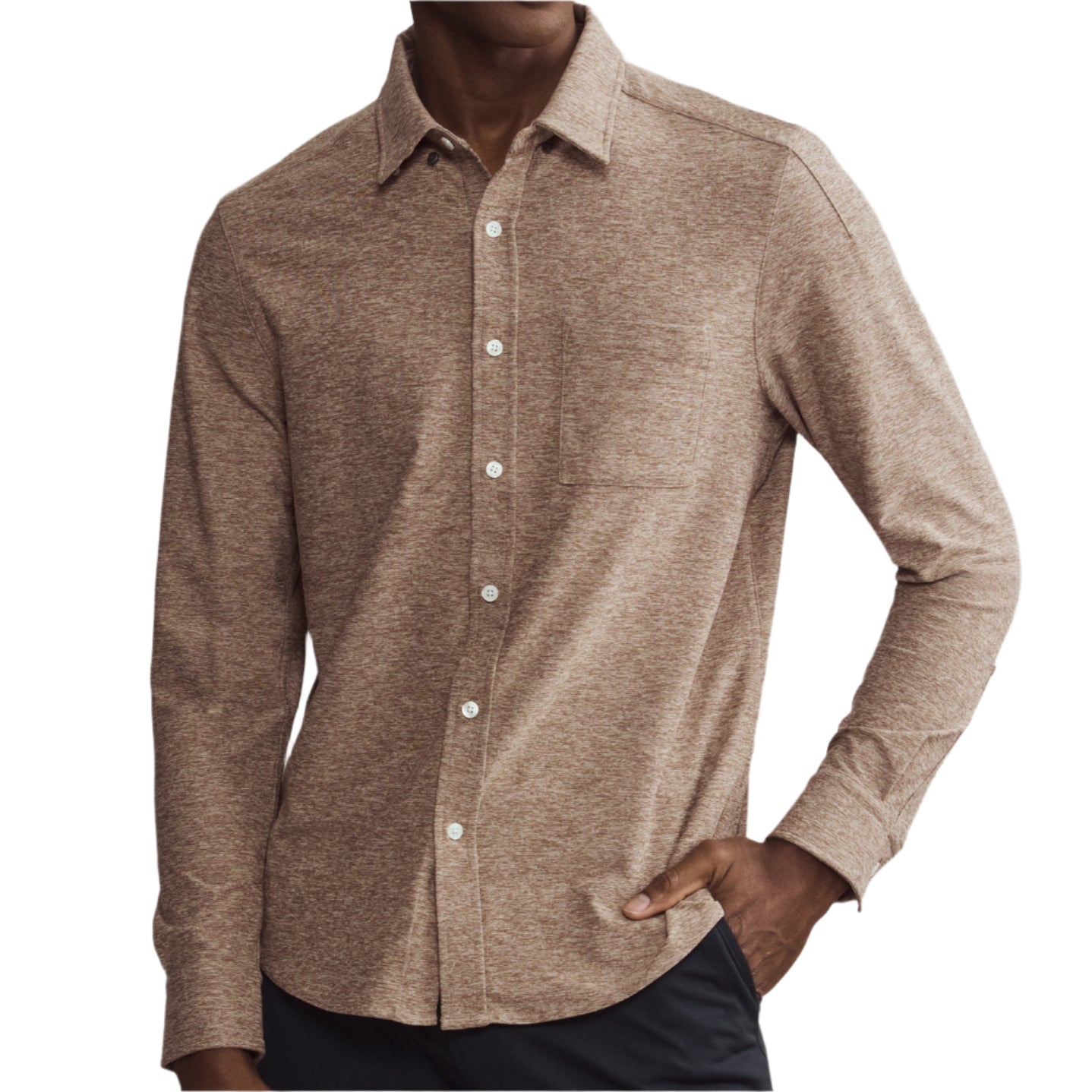 Rhone WFH Savannah Tan Shirt