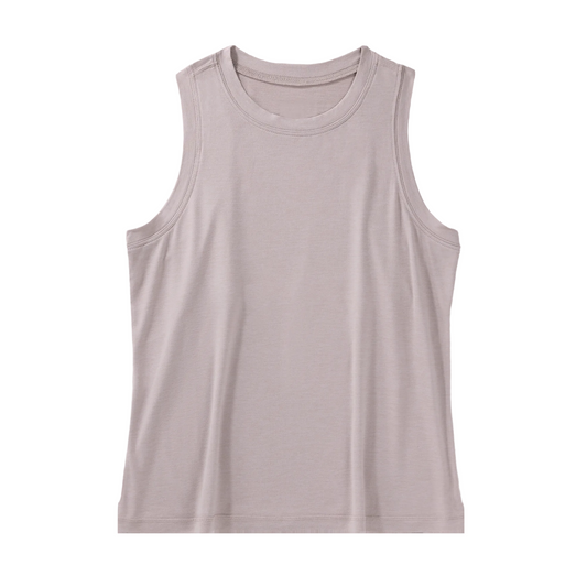 The Crafted Stag Hushed Violet Women's Performance High Neck Tank
