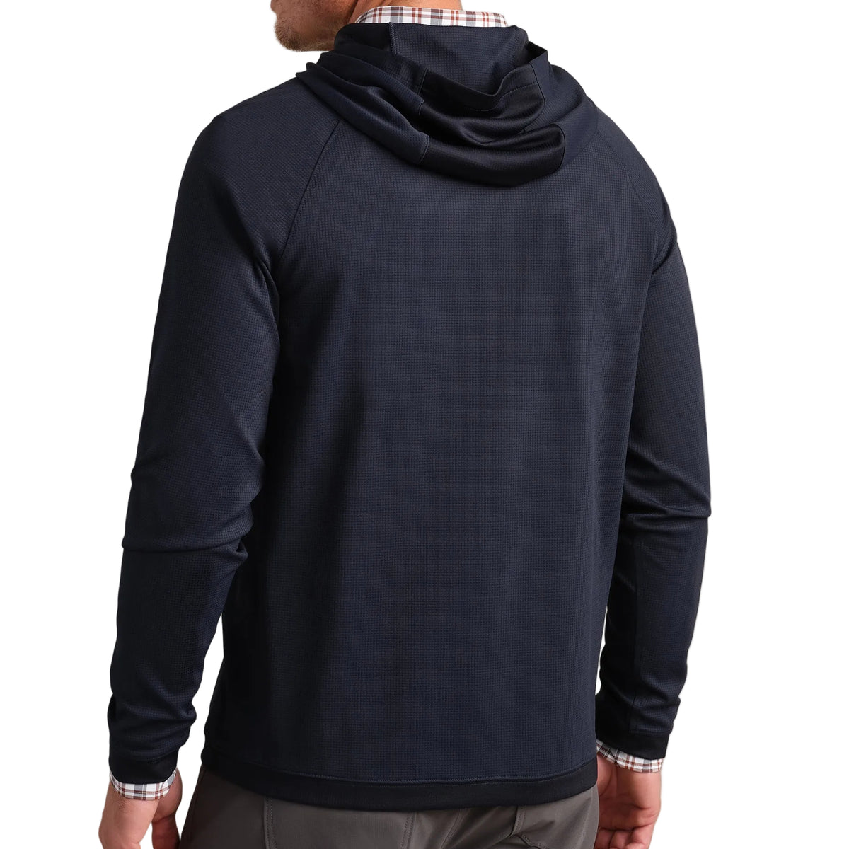 Rhone True Navy Waffle Tech Hoodie