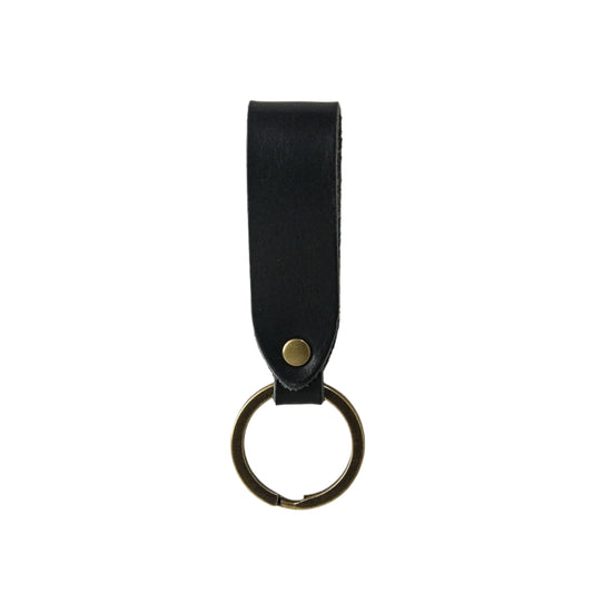 Black Leather Key Chain