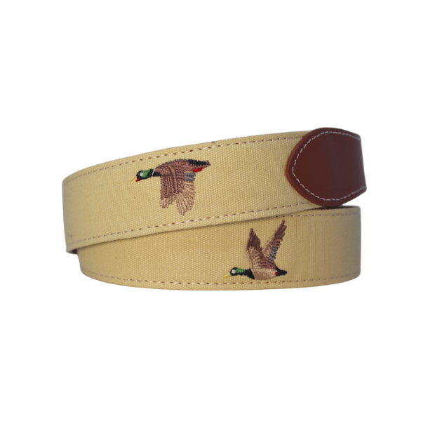 Roostas The Mallard Embroidered Belt