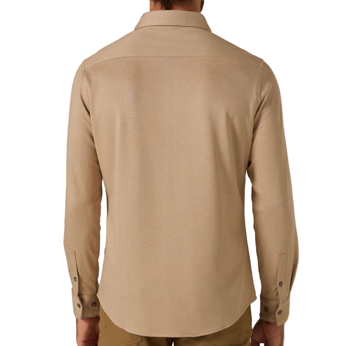 7 Diamonds Tan Bowery Long Sleeve Shirt