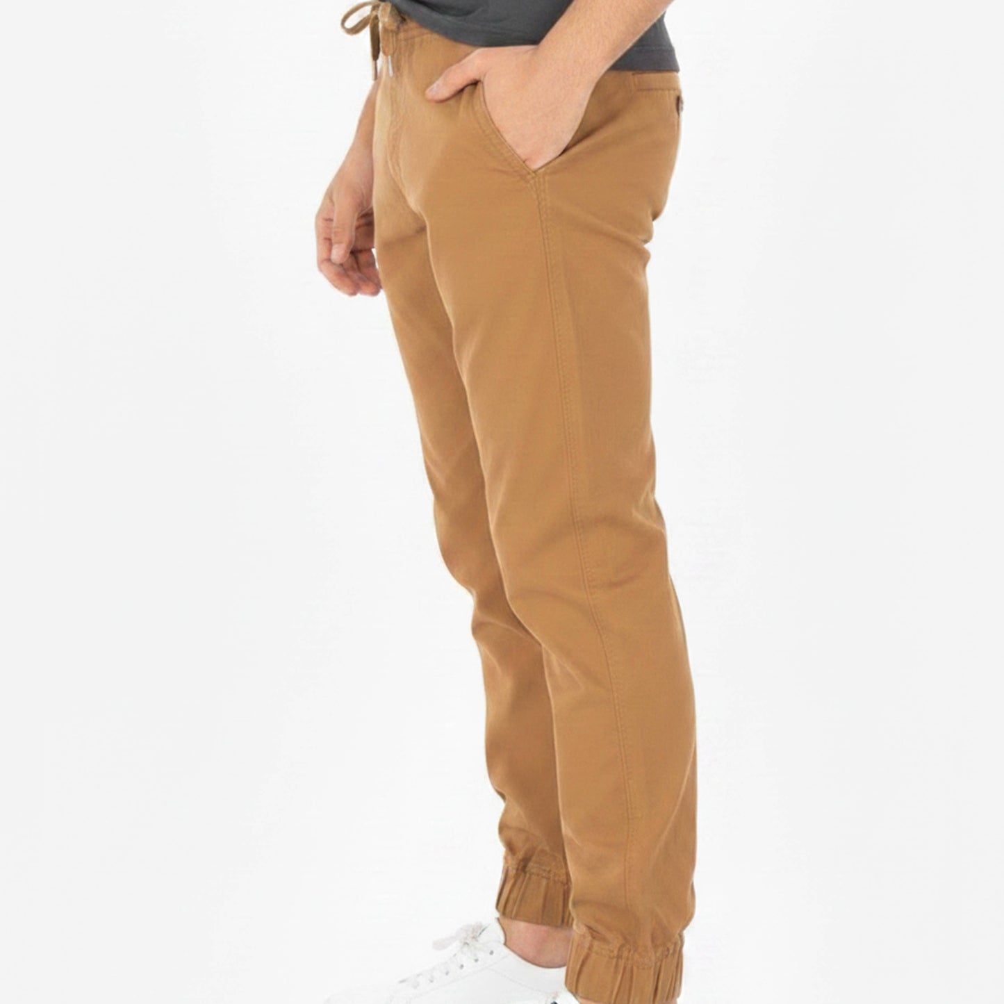 Hawks Bay Tobacco Stretch Twill Jogger
