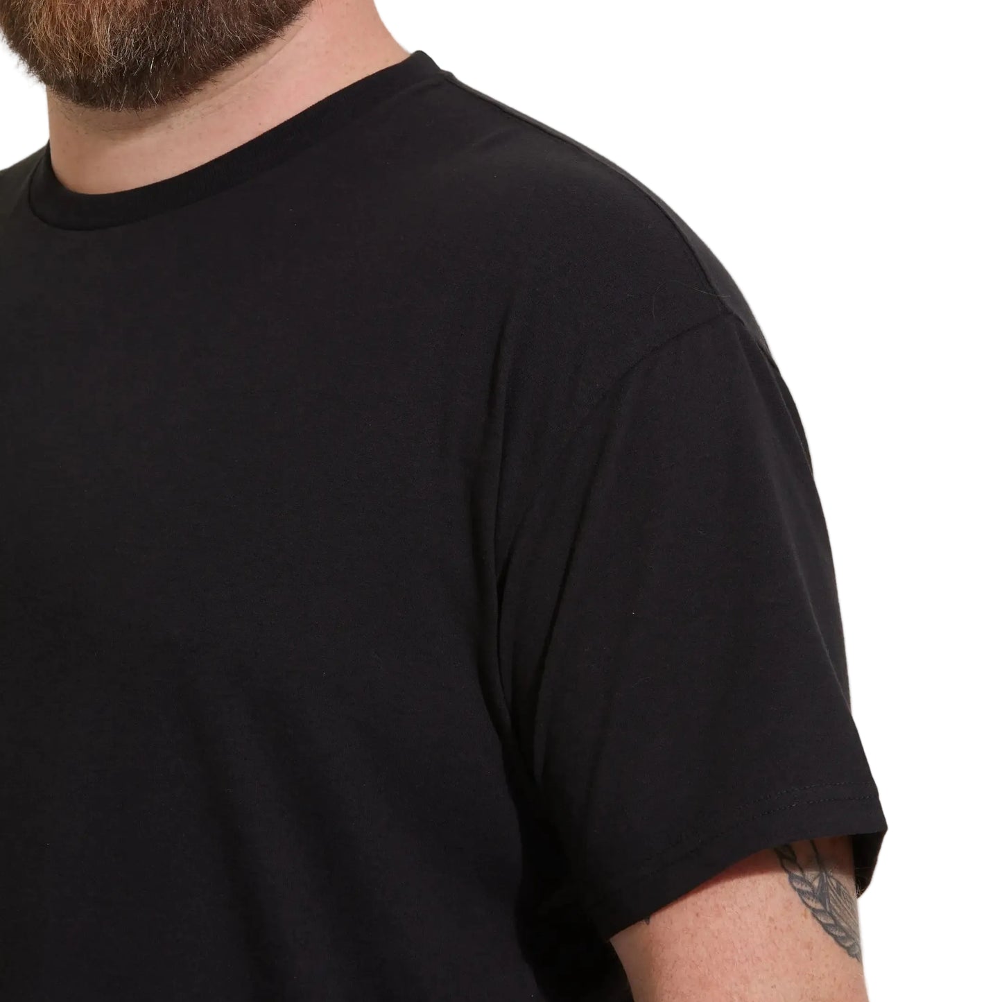 True Classic Black Short Sleeve Tee