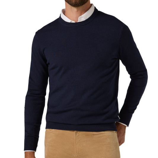 7 Diamonds Navy Alcott Crewneck Sweater