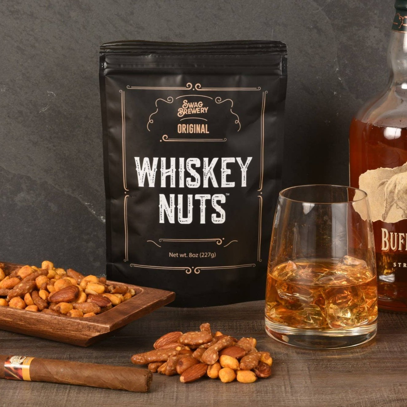 Whiskey Nuts Gourmet Mix of Nuts Gift Set