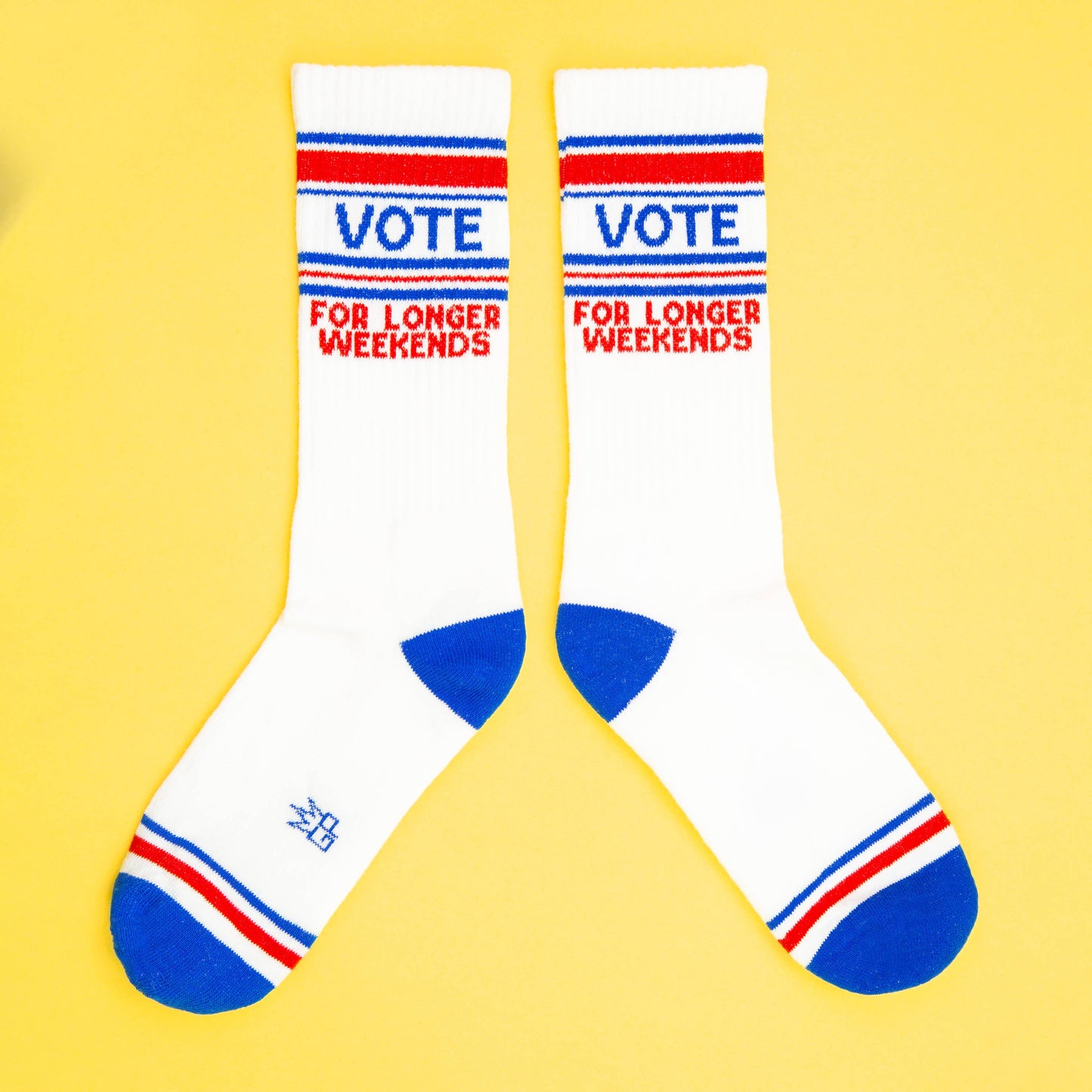 Vote...For Longer Weekends Gym Crew Socks