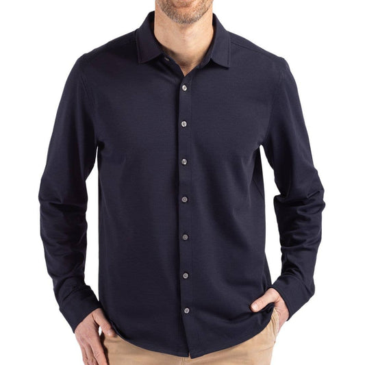 Cutter & Buck Liberty Navy Advantage Eco Button Down Shirt