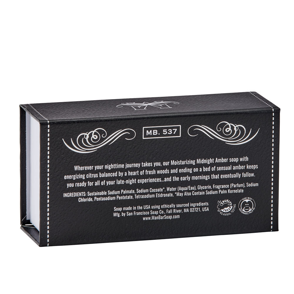 Man Bar Midnight Amber Soap
