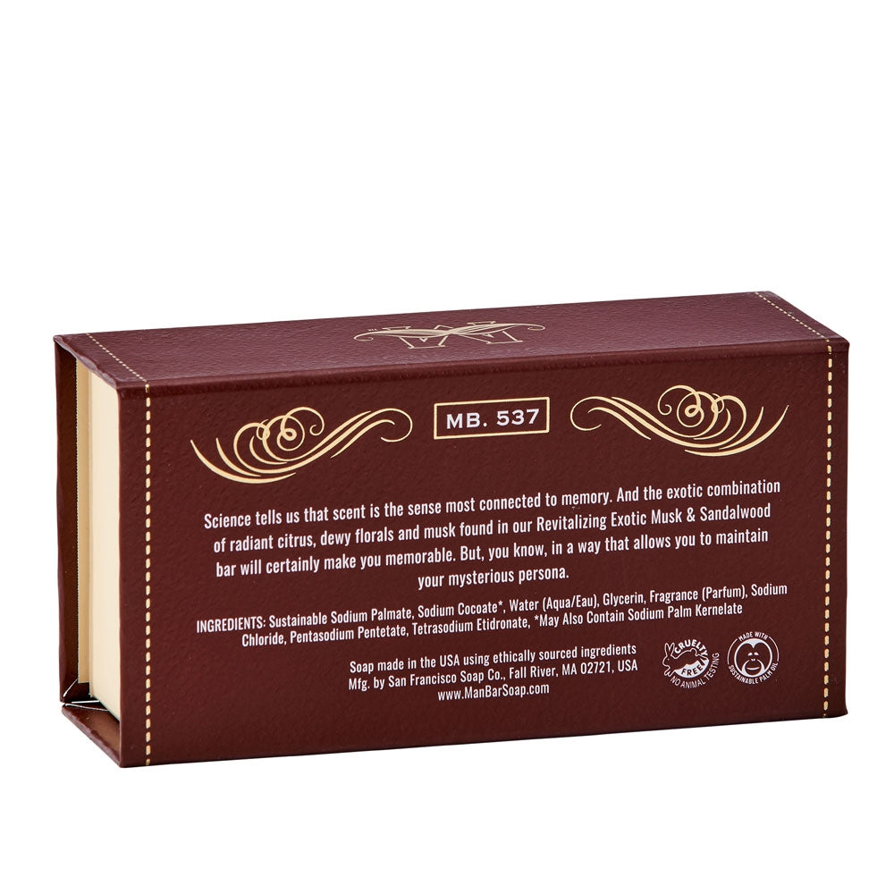 Man Bar Exotic Musk & Sandalwood Soap