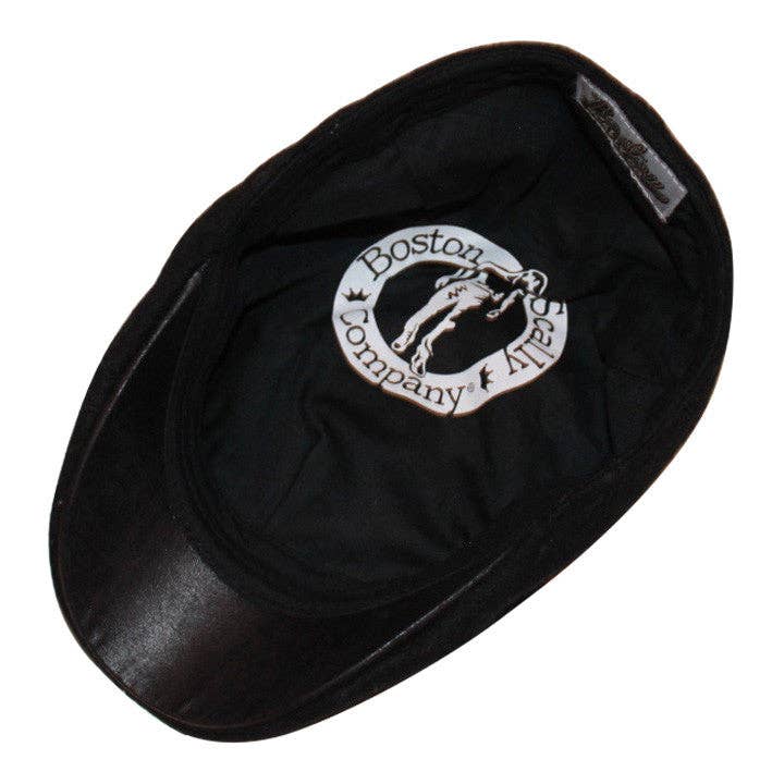 The Kenmore Boston Scally Cap - Coolidge Black & Black Brim