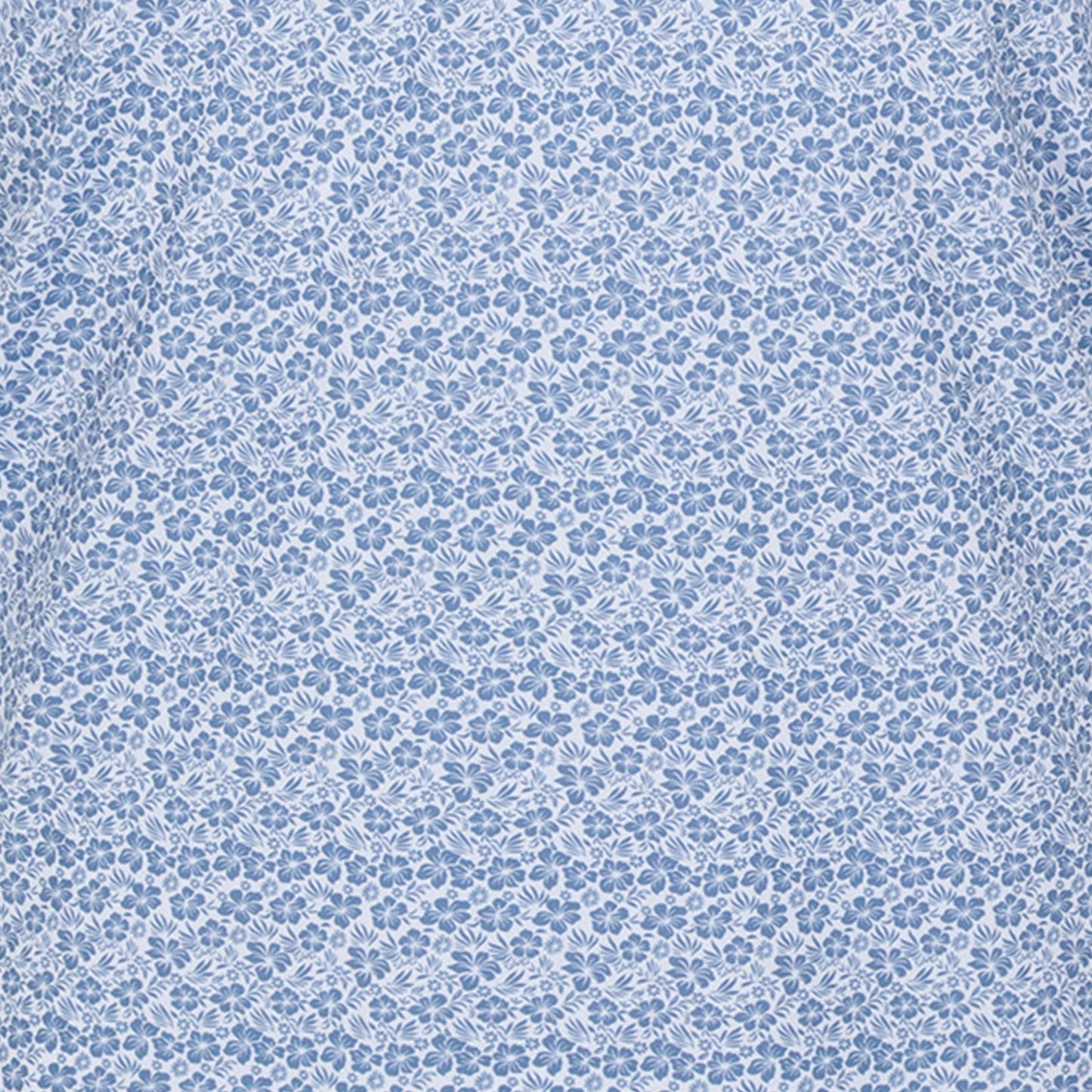 Collars & Co. Coastal Blue Floral Featherweight Flex Polo