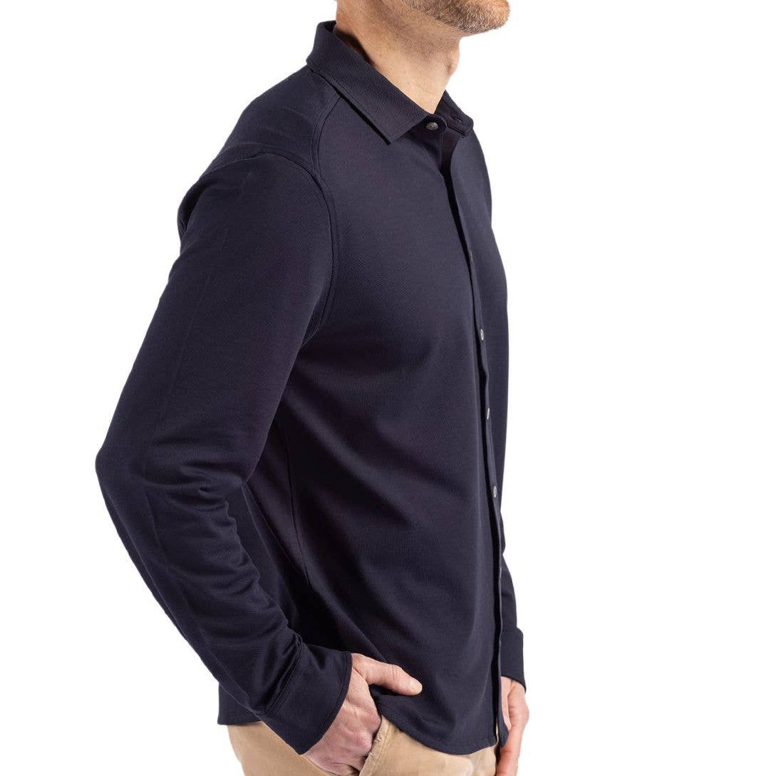 Cutter & Buck Liberty Navy Advantage Eco Button Down Shirt