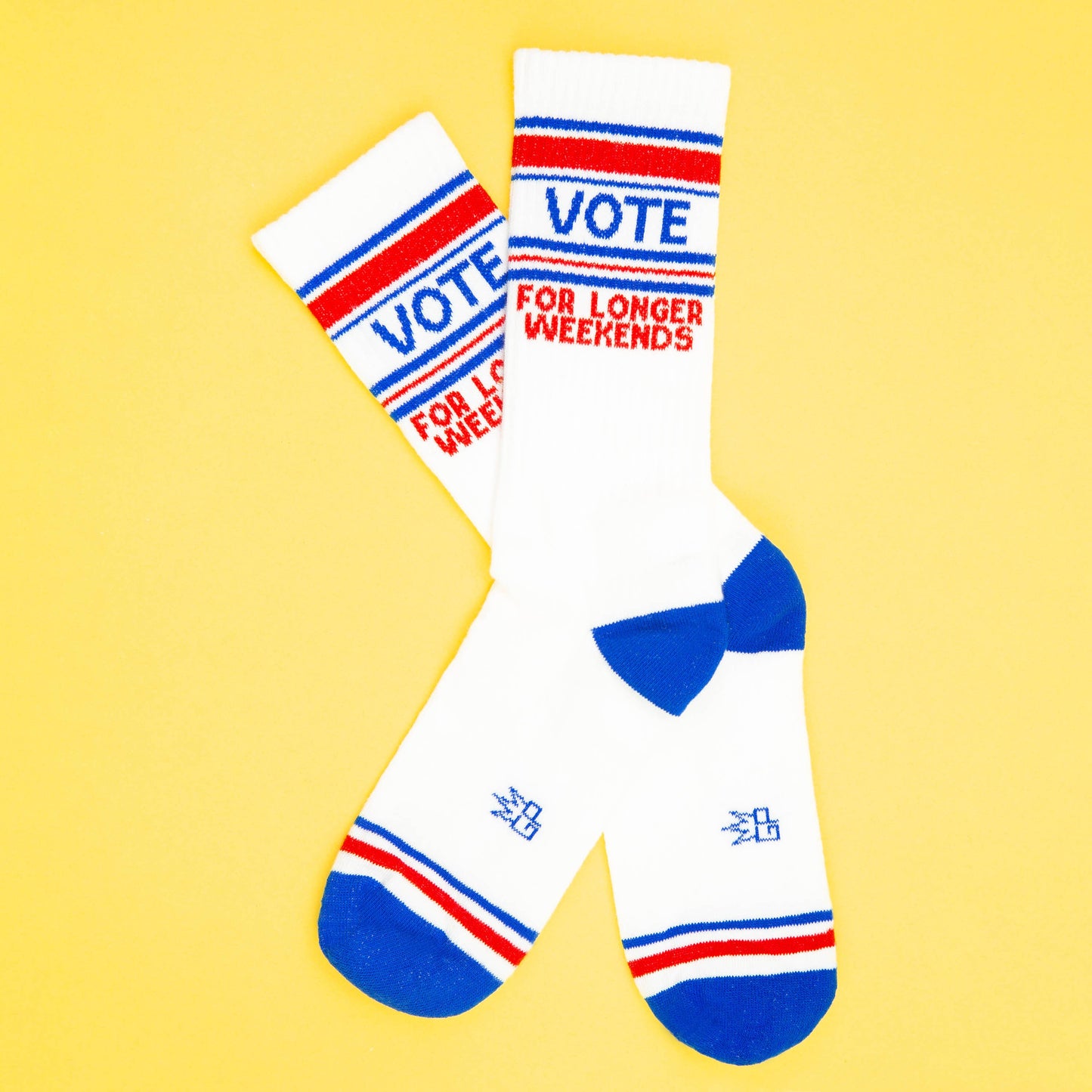 Vote...For Longer Weekends Gym Crew Socks