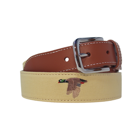 Roostas The Mallard Embroidered Belt