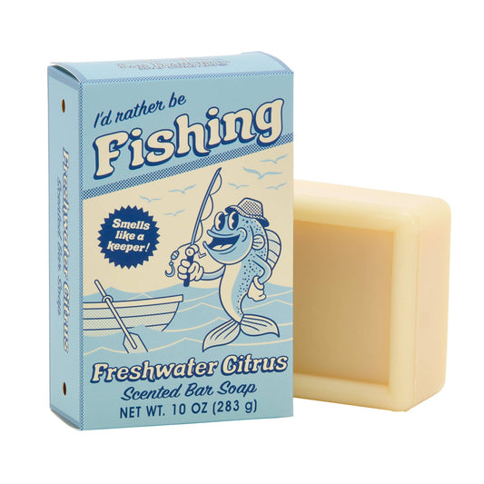 "I'd Rather Be Fishing" Freshwater Citrus Bar Soap