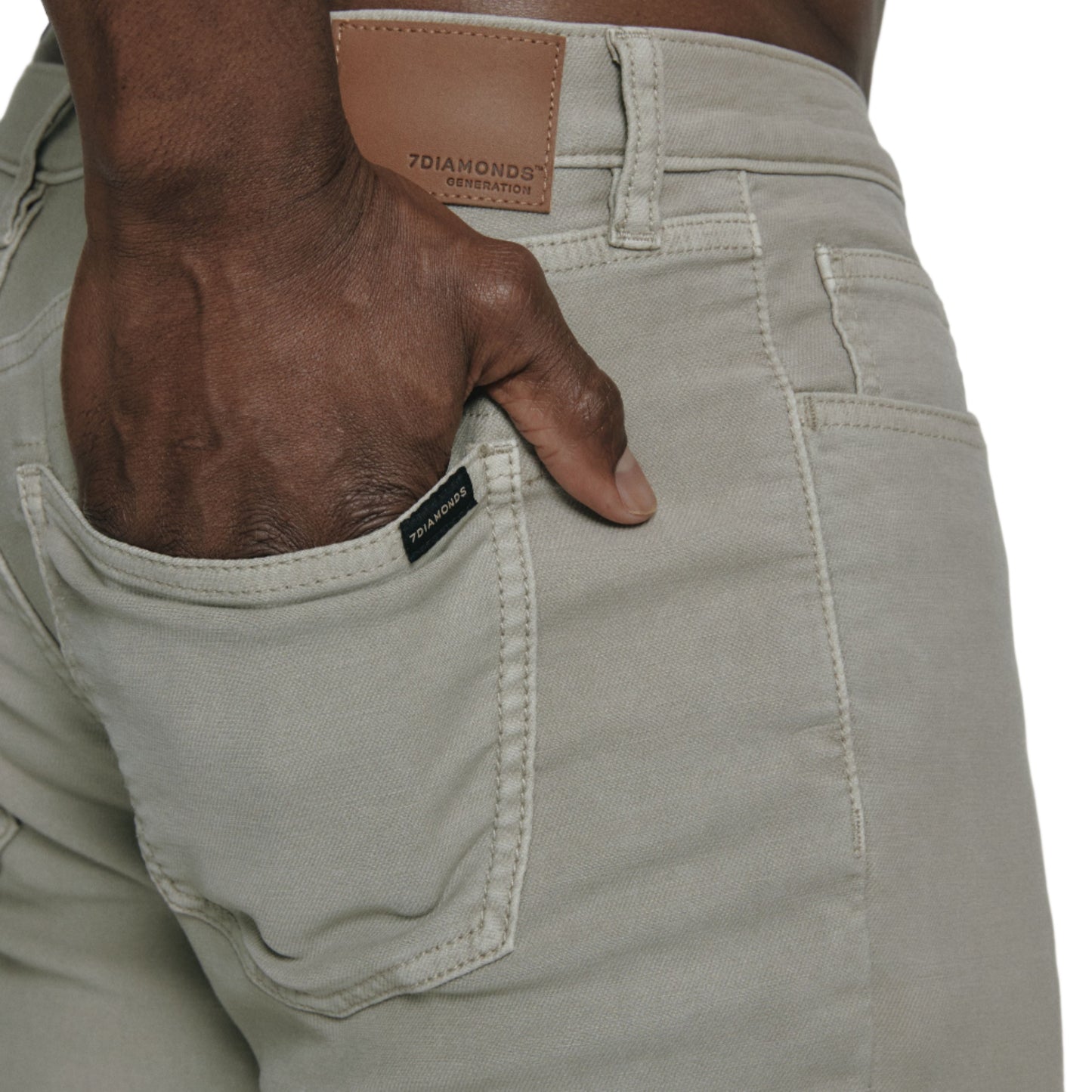 7 Diamonds Tan Generation Five Pocket Pant