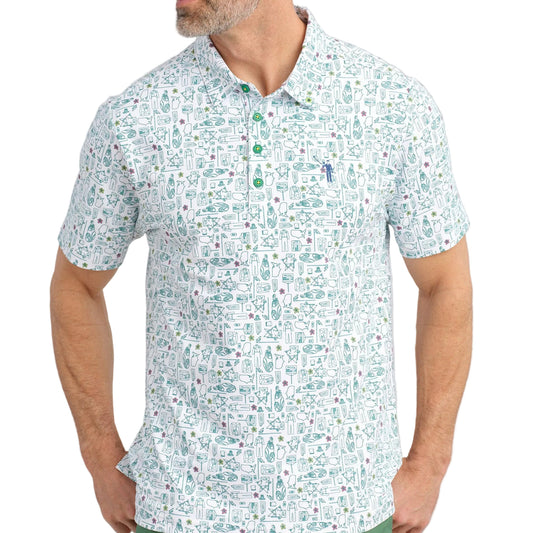 William Murray Golf Green Blazer Groove Polo