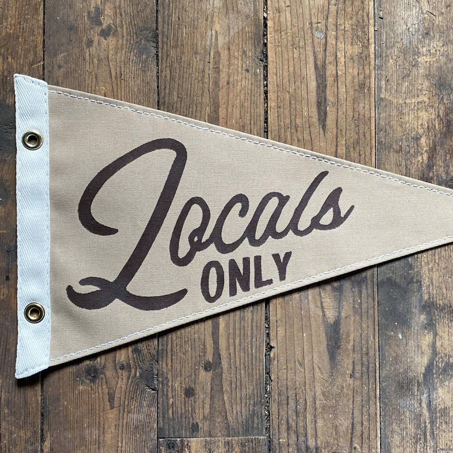 Locals Only Surf-Inspired Pennant