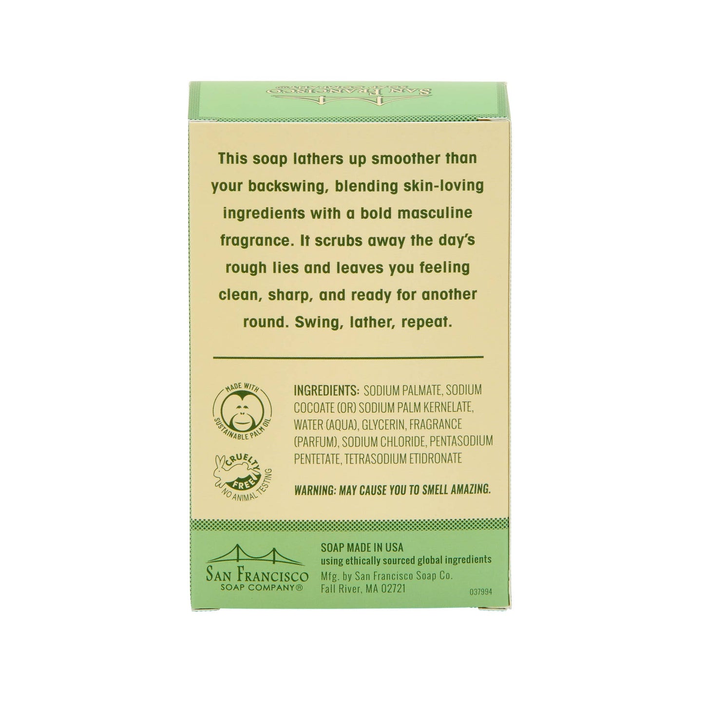 "I'd Rather Be Golfing" Fresh Pinewood Bar Soap