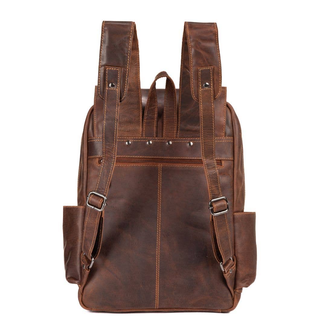 Leather Vintage Backpack Scott- Unisex GW6809