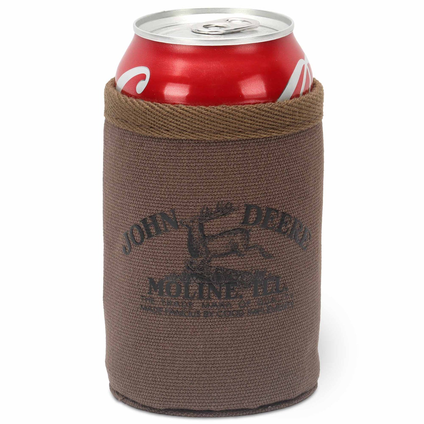 John Deere Logo Classic Canvas Can Koozie