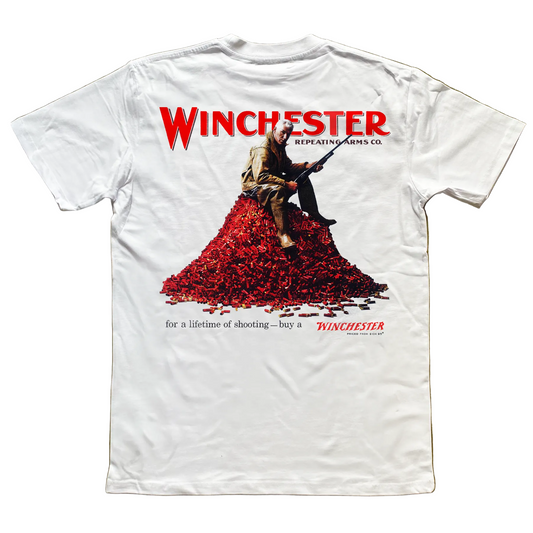 Winchester 'Repeating Arms Co.' Heavyweight White T-Shirt