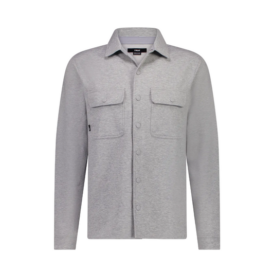 TRUE Heather Grey Future Staples Overshirt