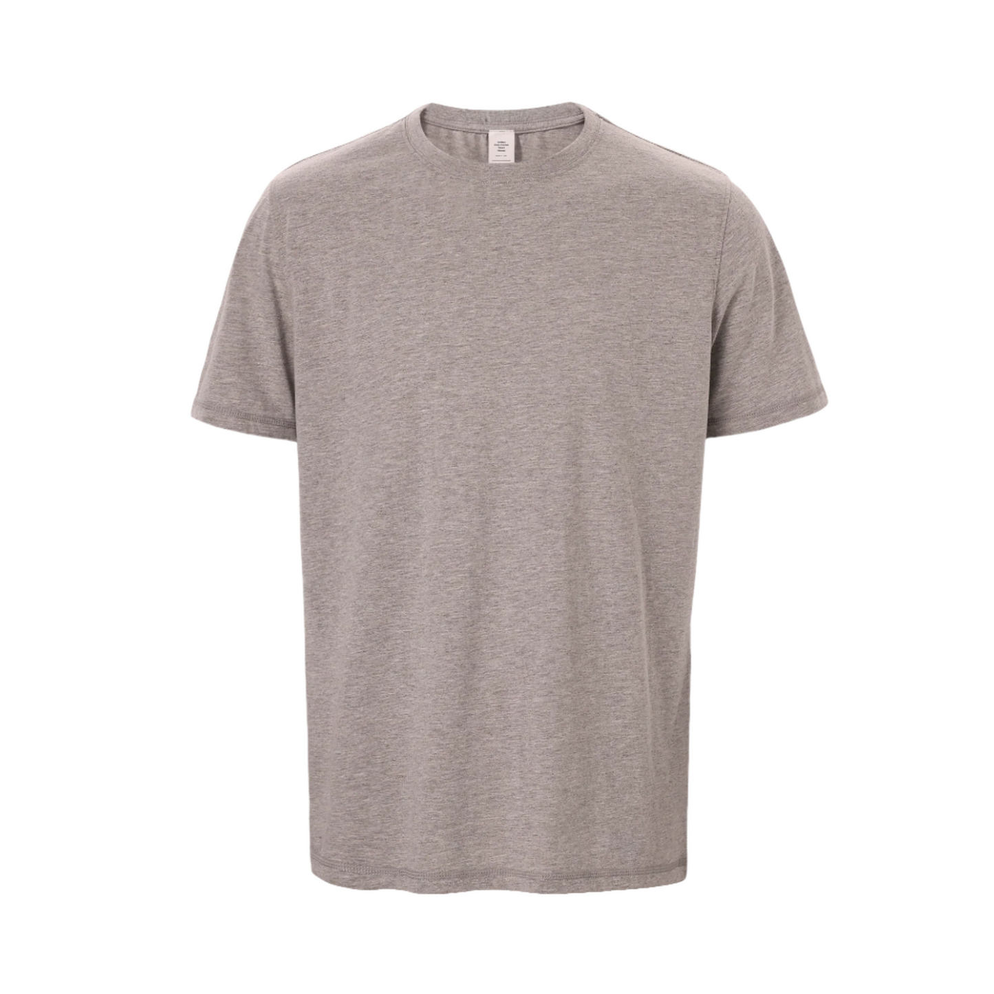 The Crafted Stag Heather Grey Cotton Tee