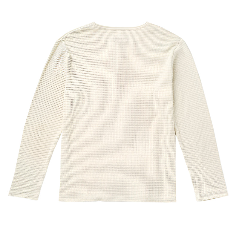 Seager Vintage White Sawpit Henley Thermal